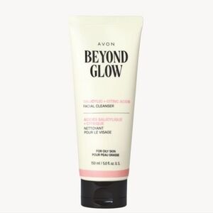 Avon Beyond Glow Facial Cleanser - Cream & Black